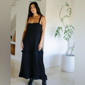 NWT Rachel Pally Linen Antonia Dress - Redwood